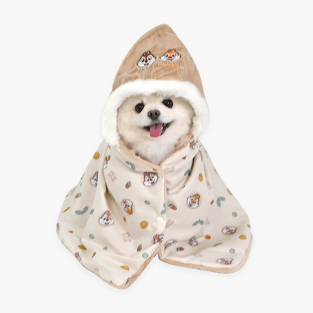 Chip n Dale Cape Blanket | Reversible | Organic Cotton