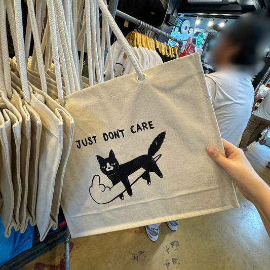 Just Don't Care Tote Bag