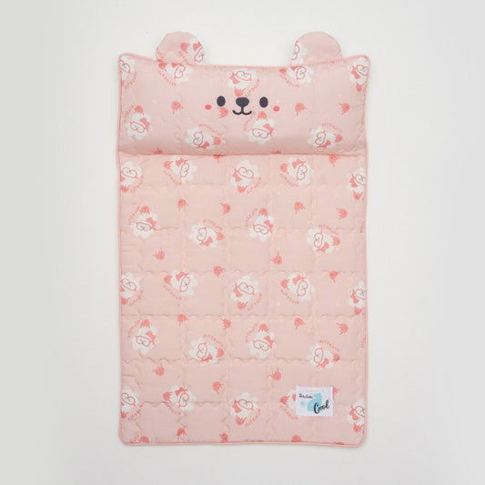 Pink Ice Bear Cooling Mat (With Built-in Pillow)