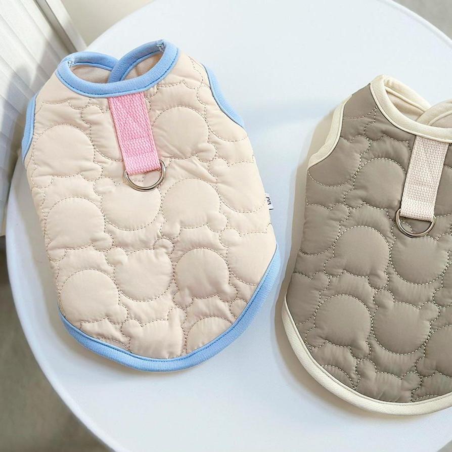 Quilted Bear Vest Jacket