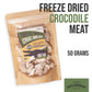 Freeze Dried Crocodile Meat 50g