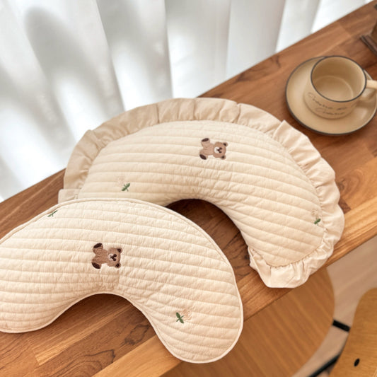 Organic Cotton Bear Pillow | Detachable