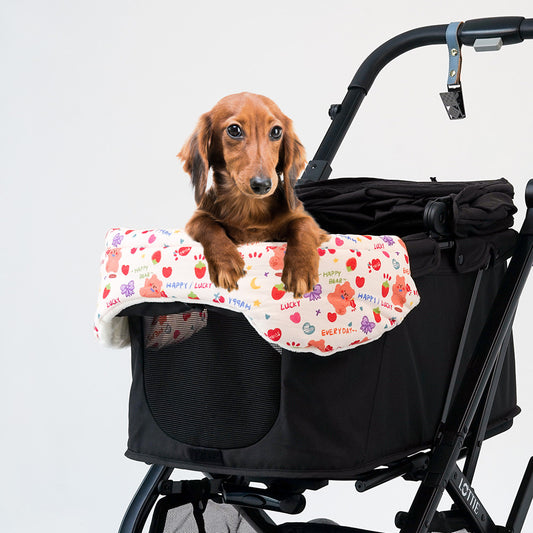 Pet Stroller Comforter (Berry Bear)