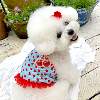 Cherry Bon Bon Crop Vest