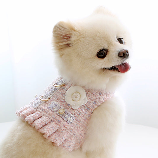 Chloe Camellia Tweed Harness