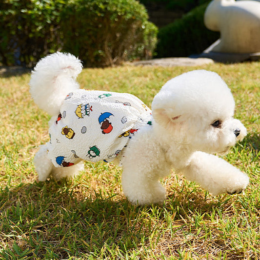 Rainy Day Miffy Balloon Overalls