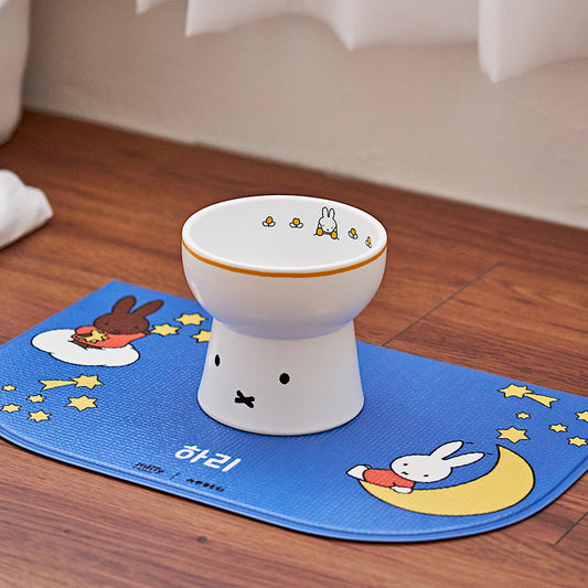 Flower Miffy Footed Pet Bowl