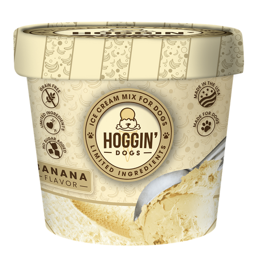 Hoggin' Dogs Ice Cream Mix - Banana