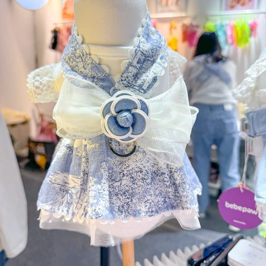 Lovely Heart Tutu Harness (French Denim)