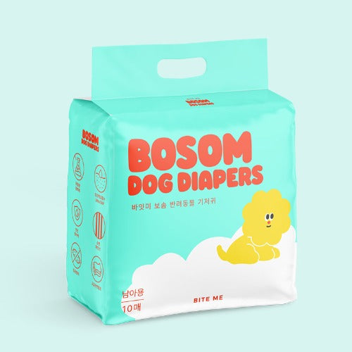 BITE ME Bosom Diapers (Male)