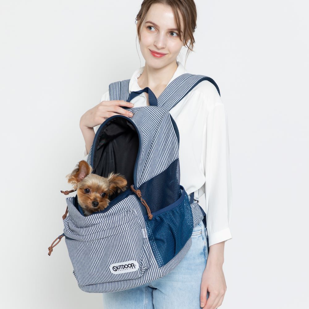 Outdoor Pet Backpack (Stripe)