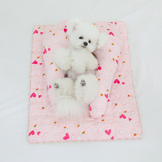 Pink Rabbit Cooling Hug Pillow