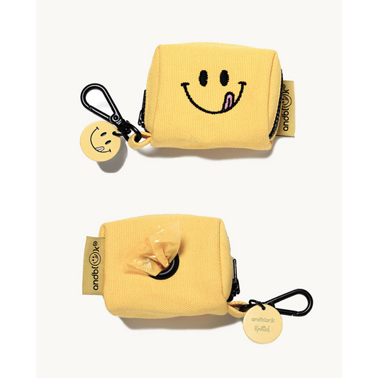 [andblank® x Knotted] Smiley Poop Bag Dispenser