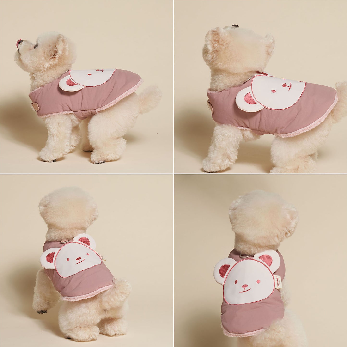 Bear Pop Up Ears Padded Vest