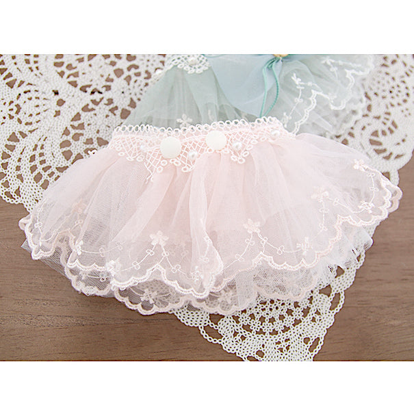 Pastel Lace Cape