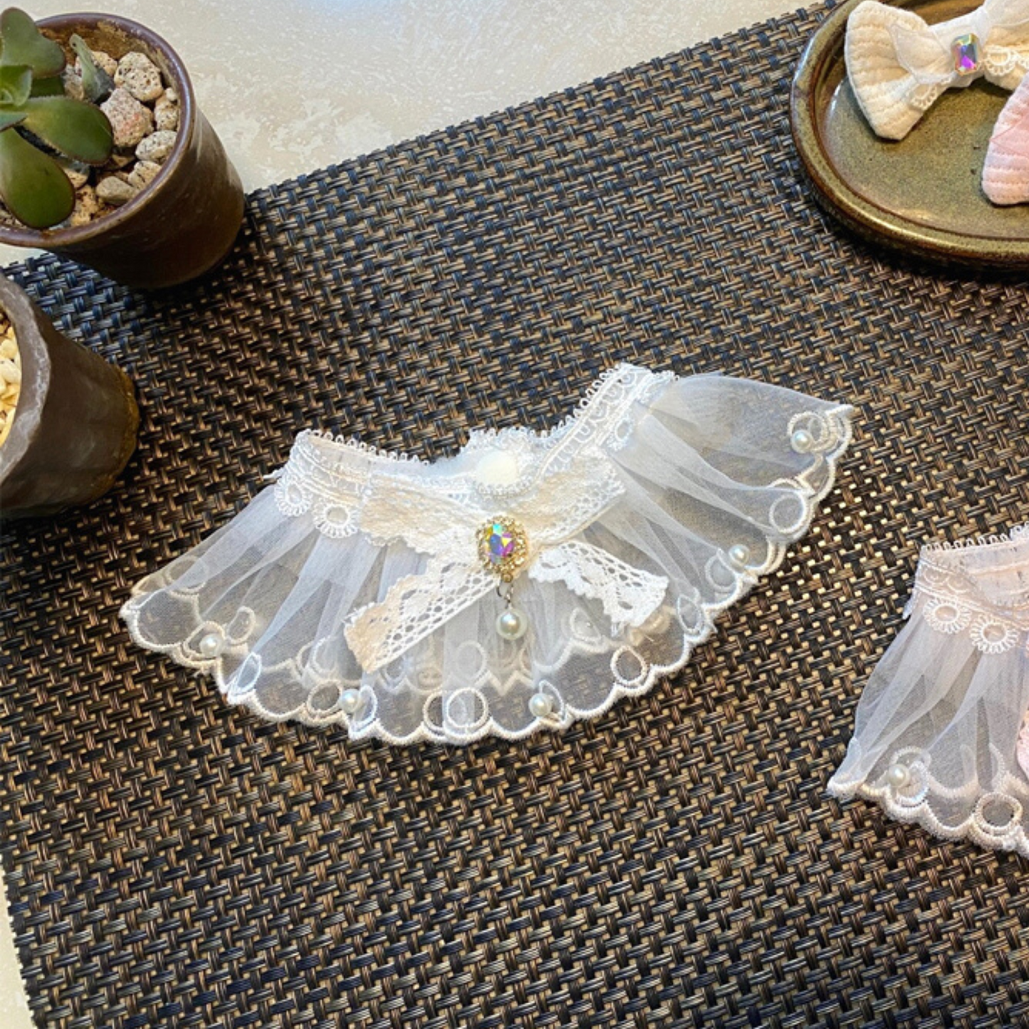 See-Through Lace Cape