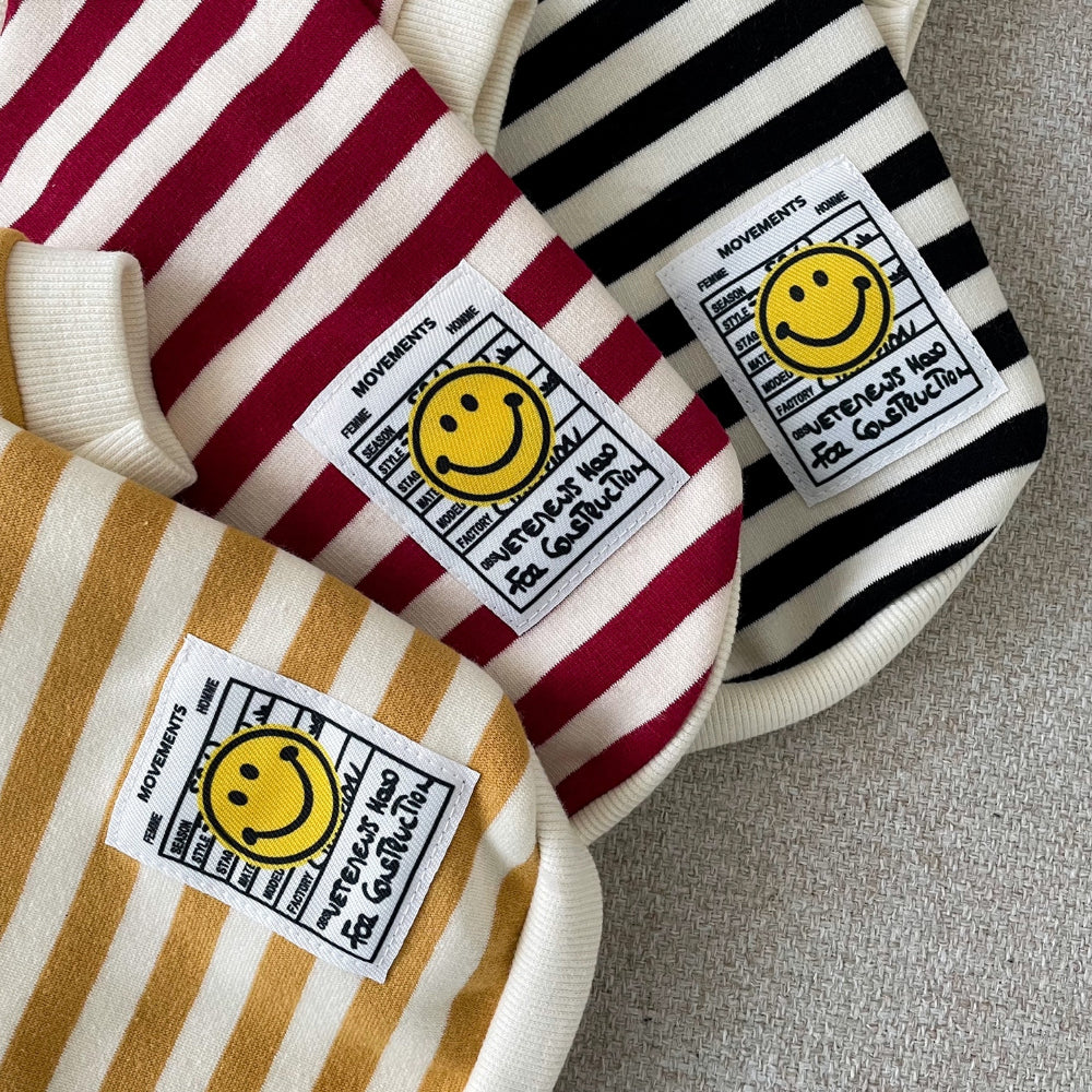 Smiley Striped Tee