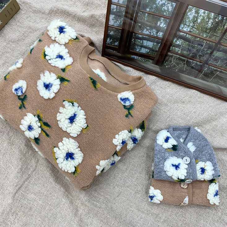 Cotton Flower Vest Jacket (Couple Style)