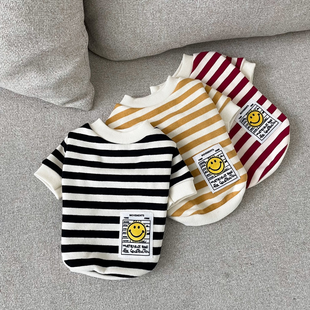 Smiley Striped Tee