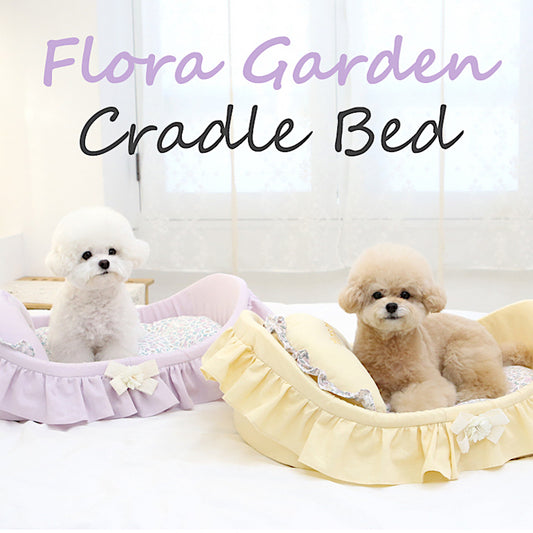 Floral Garden Cradle Bed