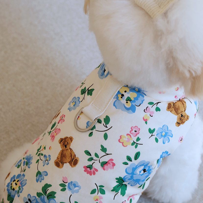 Blooming Teddy Vest Jacket / Harness