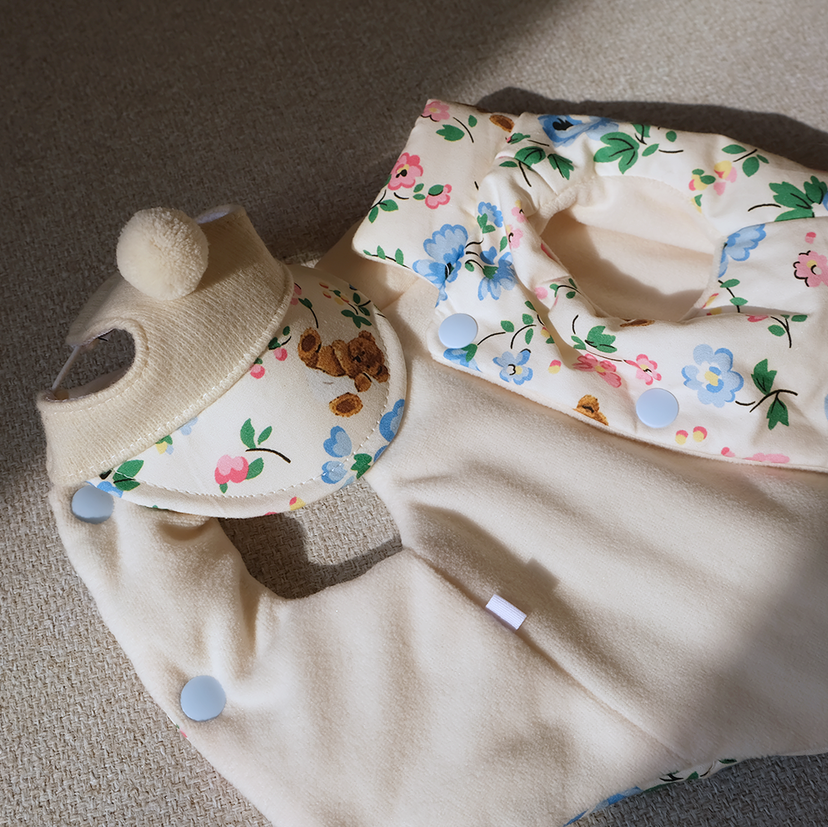 Blooming Teddy Vest Jacket / Harness