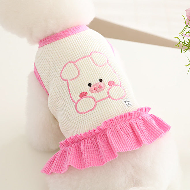 Piggy Waffle Dress