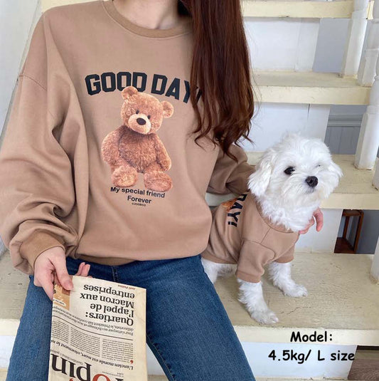 Good Day Bear Sweatshirt (Couple Style)